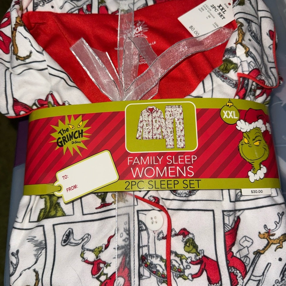 Grinch Pajama 2 piece Set